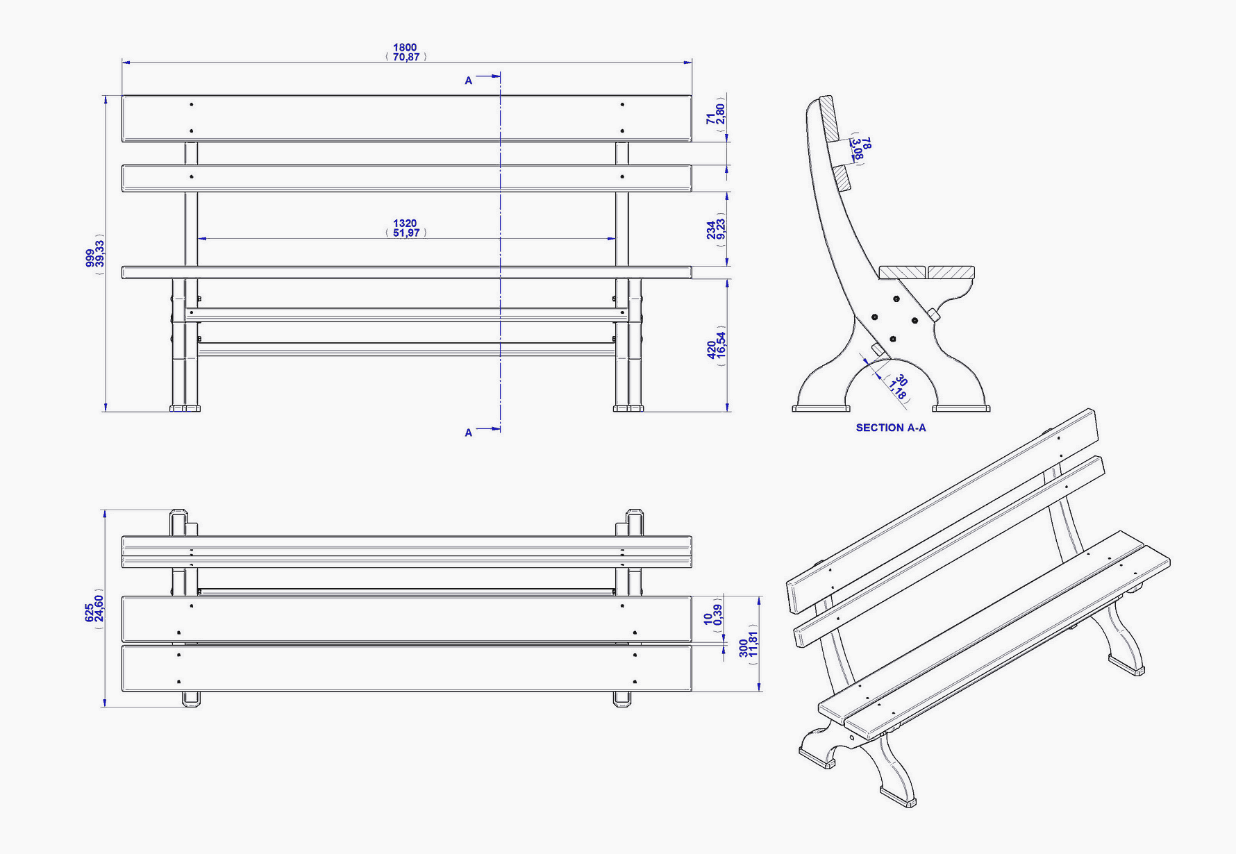 Woodworking Ija: Easy to Picnic bench autocad block