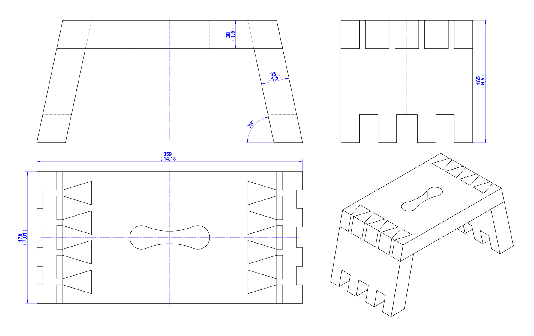Wooden Footstool Plans