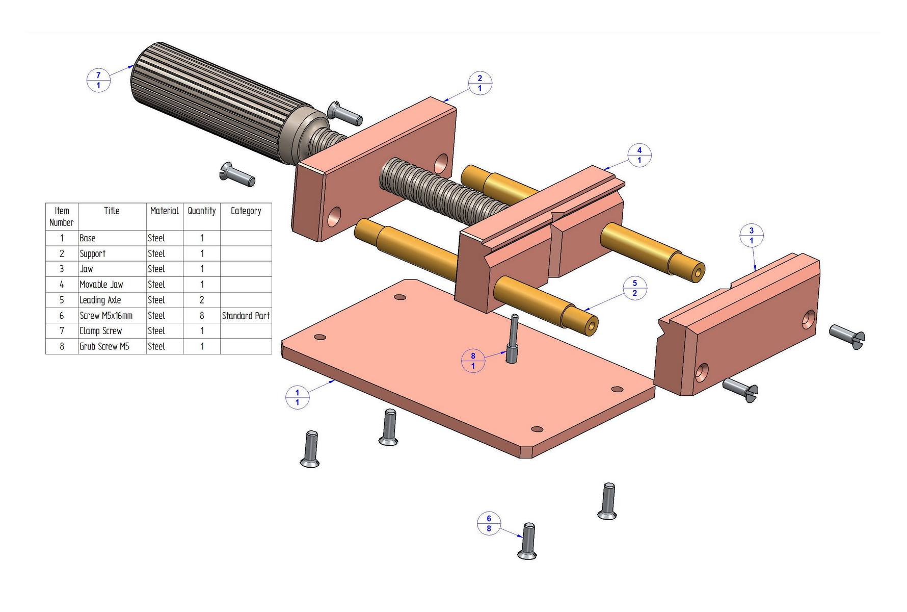 Woodwork Wood bench vise parts Plans PDF Download Free ...