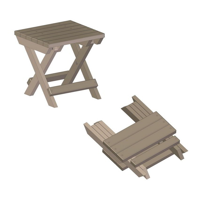 Small Wooden Folding Camp Table Plans