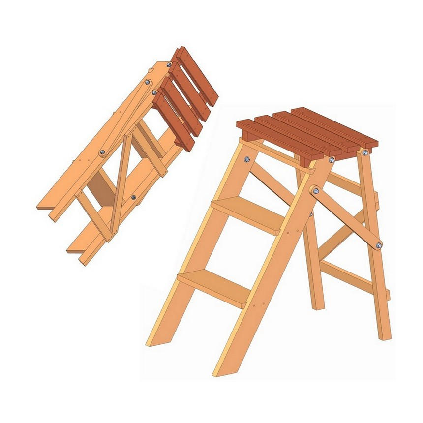 Folding Step Ladders