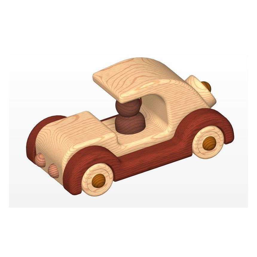 Old timer car kids toy plan (PDF) - 4,84Mb; 17Pages