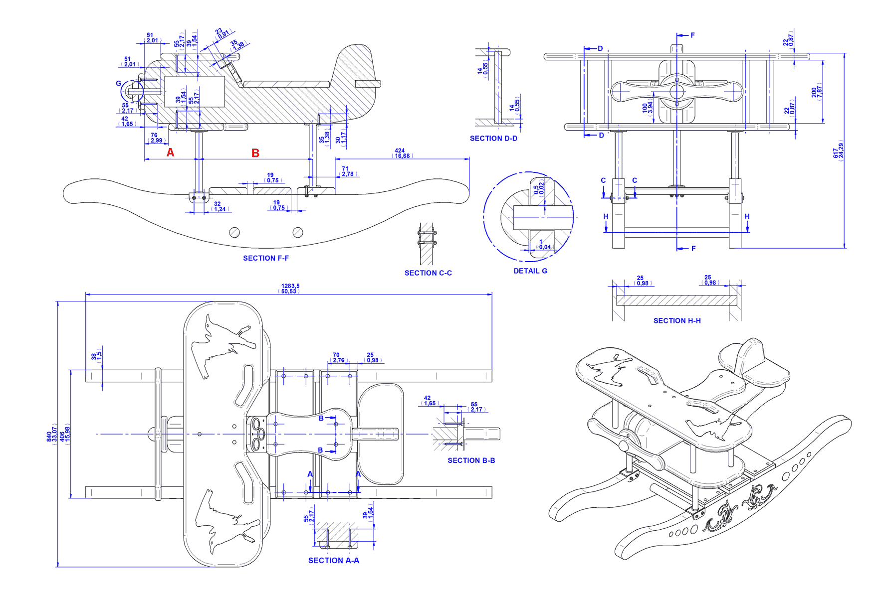 Information Rocking chair woodworking plans free ~ plans 