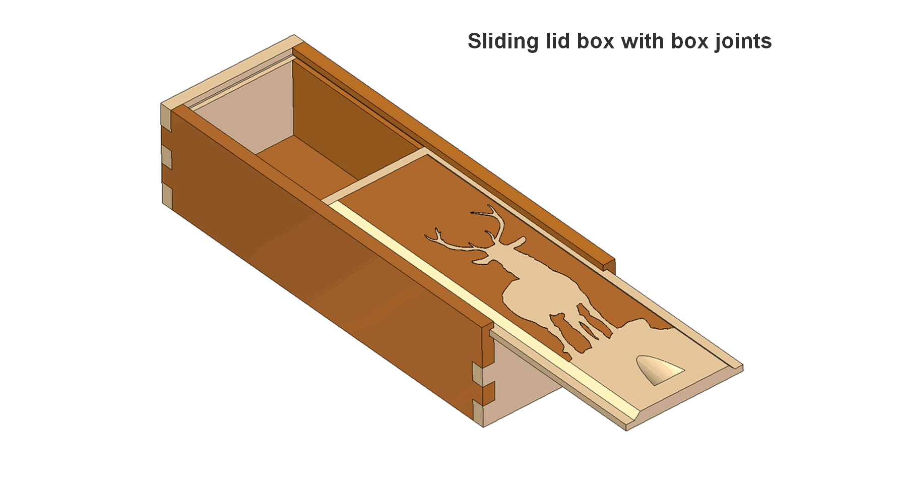 Sliding Lid Wood Box Plans