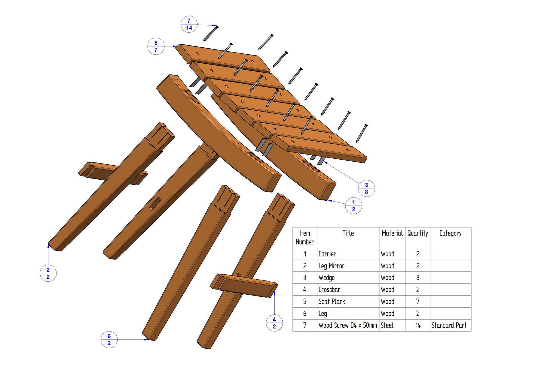 Wooden Stool Plans