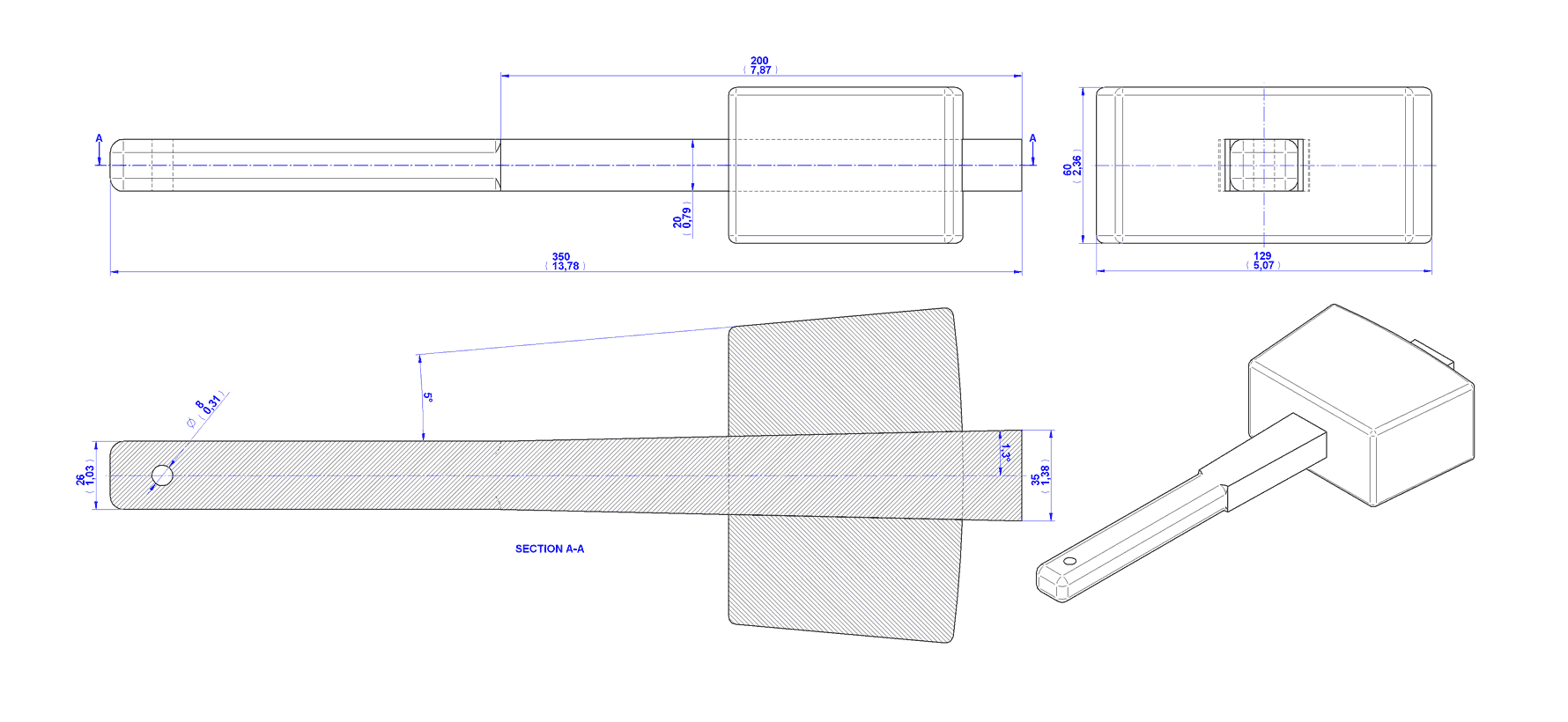 Wood for Woodworking Mallet Plans