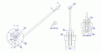 Happy push toy - Assembly drawing