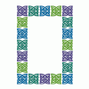Vectorized celtic knot border
