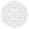 Vectorized circle ornament 2