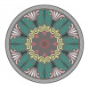 Vectorized greek round pattern