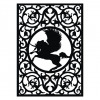 Vectorized pegasus fretwork pattern