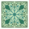 Vectorized square leaf pattern