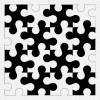 Counterchange pattern allied to the chess board design