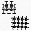 Egyptian geometrical repeating patterns