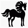 Fairy tale horse design 