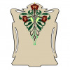 Floral border pattern