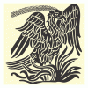 Phoenix bird pattern