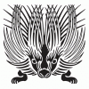 Porcupine stencil pattern