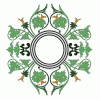 Radiate sign ornament 1