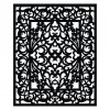 Vectorized fretwork pattern