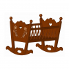Rocking baby cradle plan