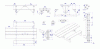 Wheelchair accessible picnic table plan - Assembly 2D drawing