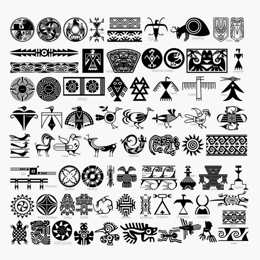 American Indian Stencil Designs
