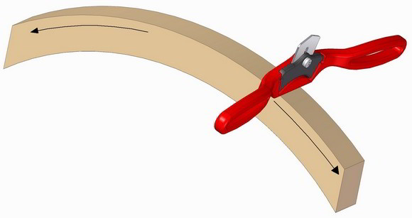 Spokeshave use - Shaping convex curves