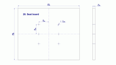 20 - Seat board