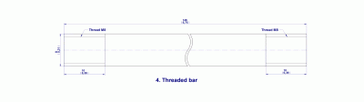 4 - Threaded bar