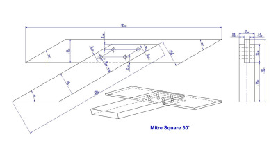 Gauge 30 degree - Assembly drawing