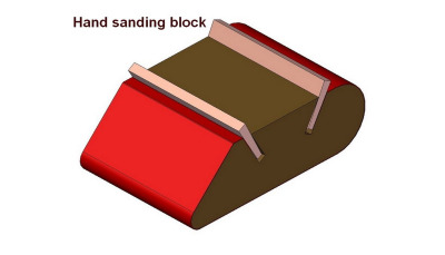 Hand sanding block