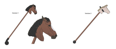 Hobby horse toy - Version 1 and 2
