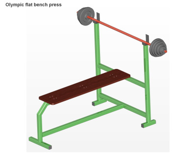 Olympic flat bench press plan