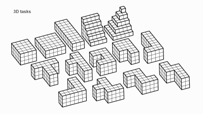 Pentomino puzzle - 3D figures task