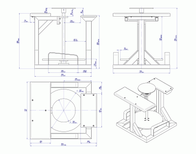 Potter's wheel - Assembly drawing