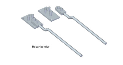 Rebar bending tool plan