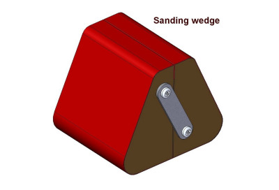Sanding wedge