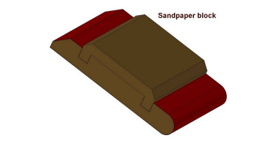 Sandpaper block