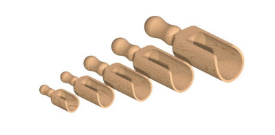 Wooden scoop (Version 2)