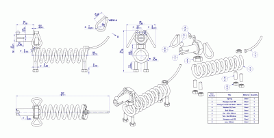 Dog figure from standard parts - Standard parts