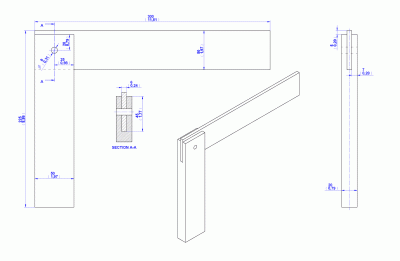 Try square - Assembly drawing