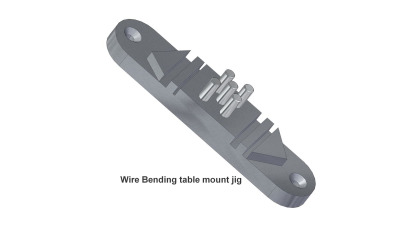 Wire Bending table mount jig plan