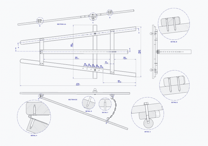 A Frame Tripod Easel Plan Craftsmane