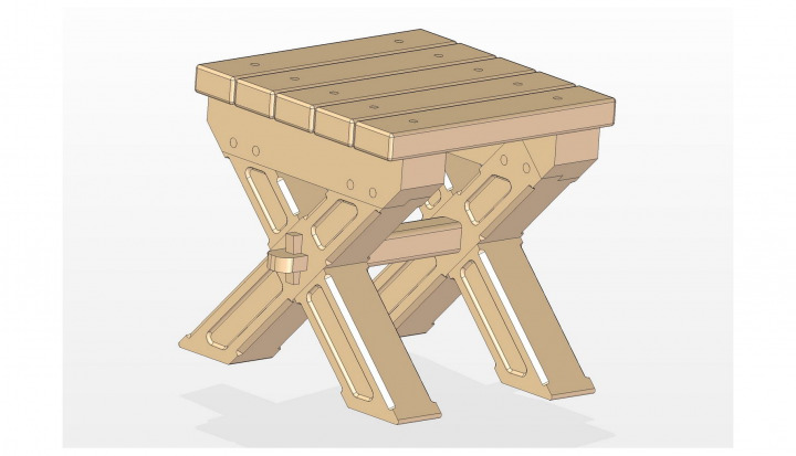 Backyard stool plan