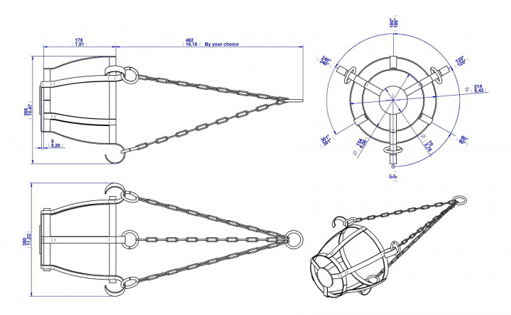 Basket sub-assembly - Drawing