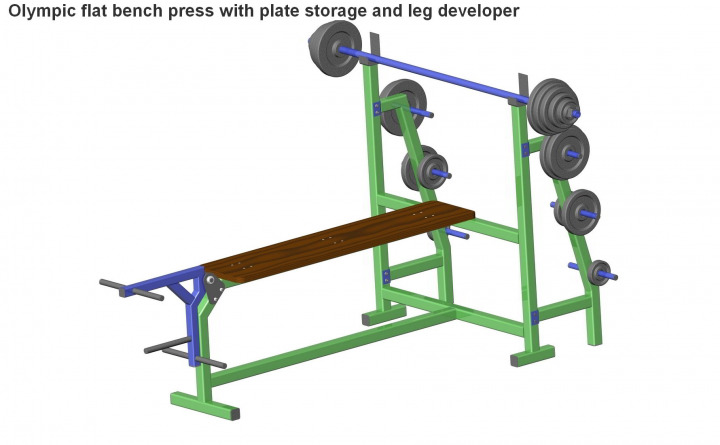 Flat Bench Press Plans Craftsmanspace - Diy Wooden Weight Bench Plans Pdf