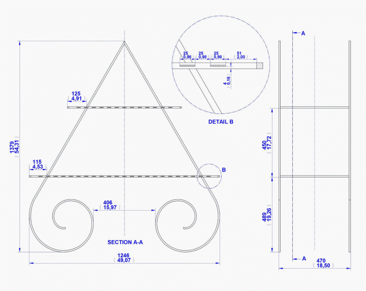 Plant holder plan - Assembly drawing