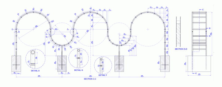 Wave ladder climber - Assembly drawing