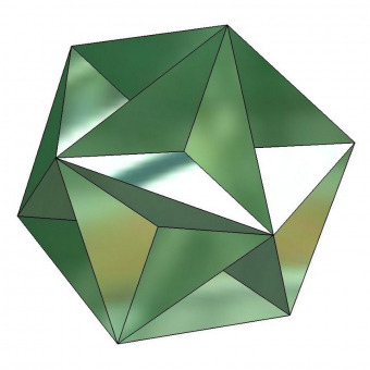 Great dodecahedron 3D model